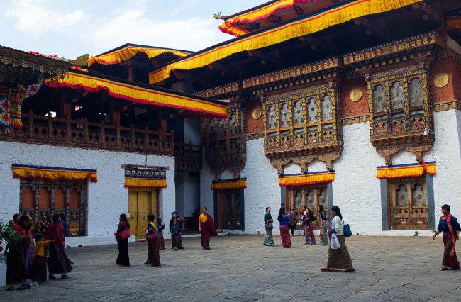 Punakha Dzong Courtyard © Tommi Myllymäki