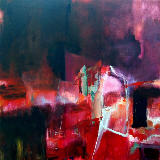 Eye of the Storm, oil on canvas, 180 x 180 cm