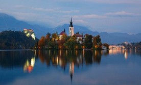 Lake Bled at Twilight