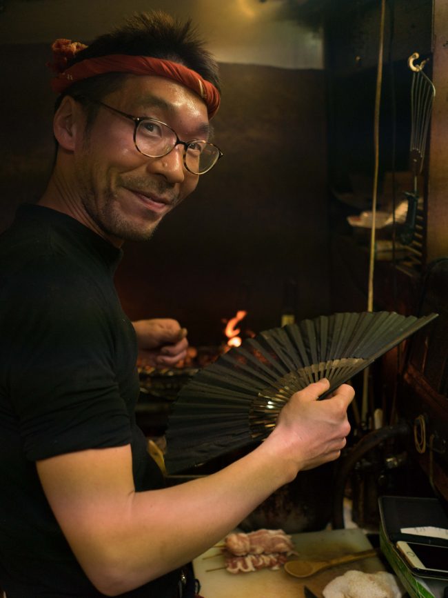 Chef at Yakiton Hiro-Chan © Jon Kroll
